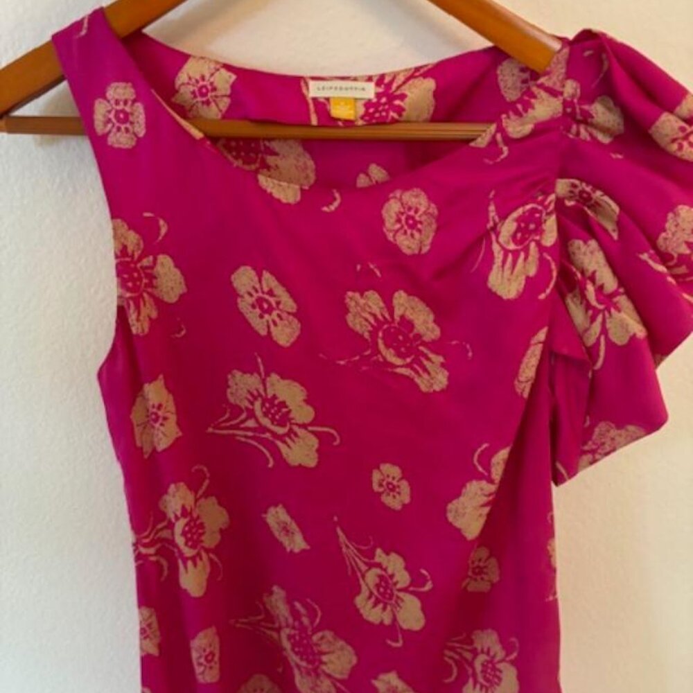 Leifsdottir silk party top